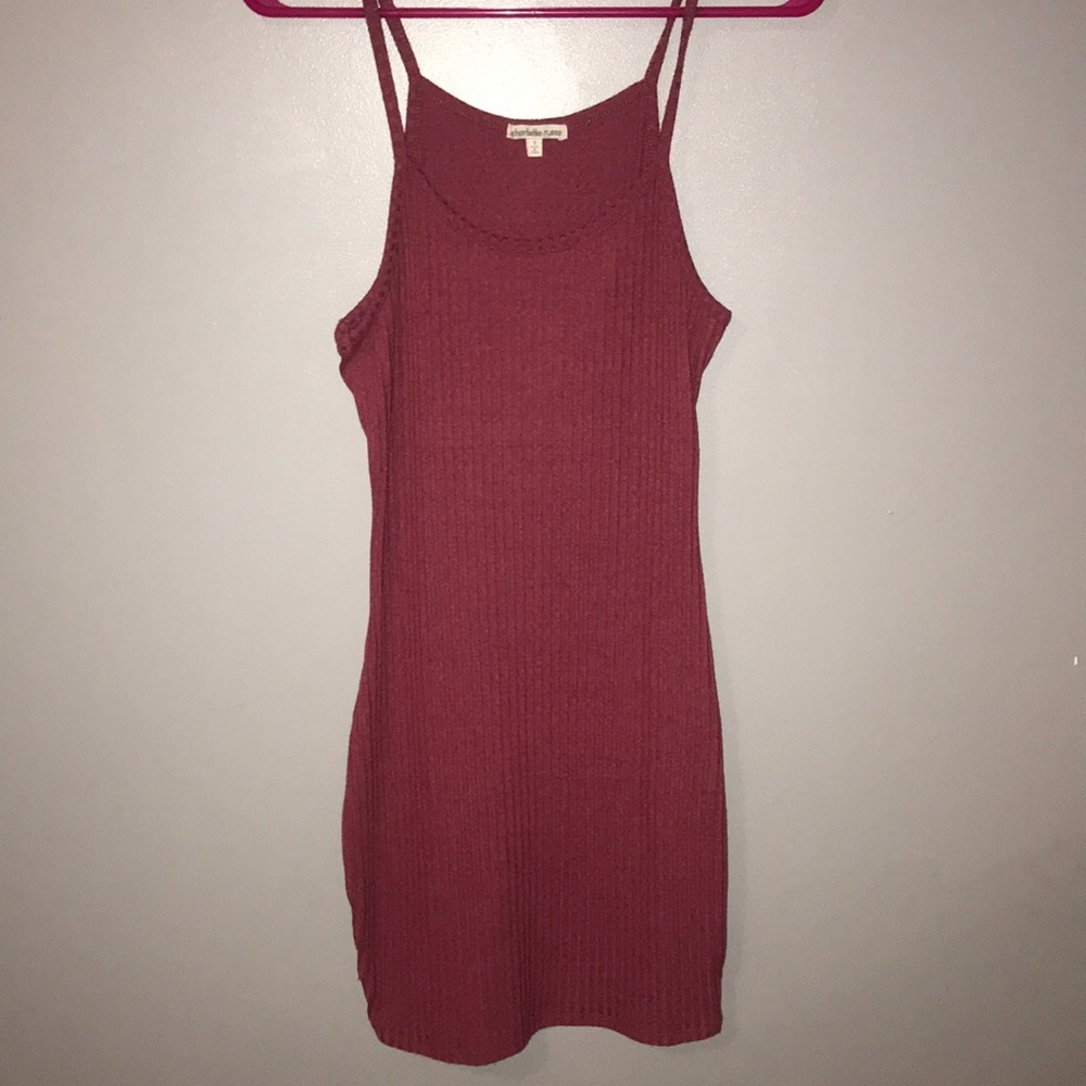 ribbed Body con dress